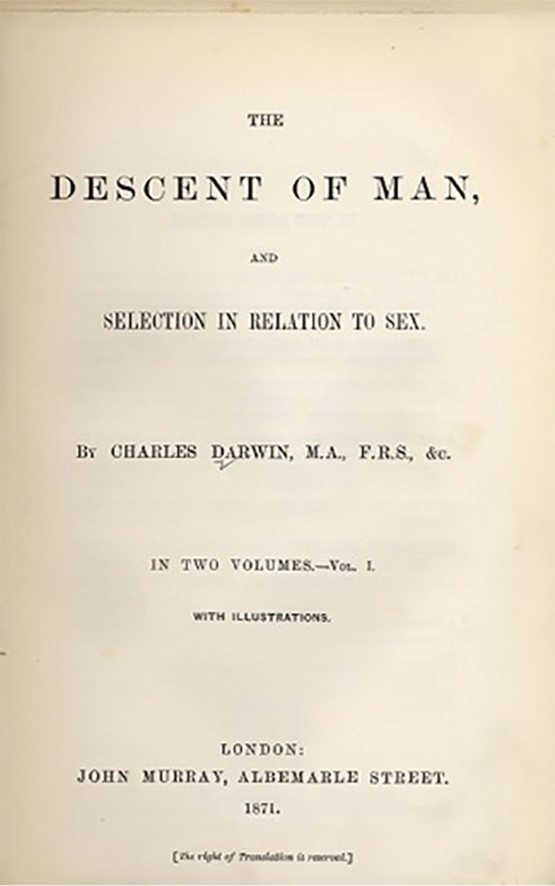 Darwin Descent of Man